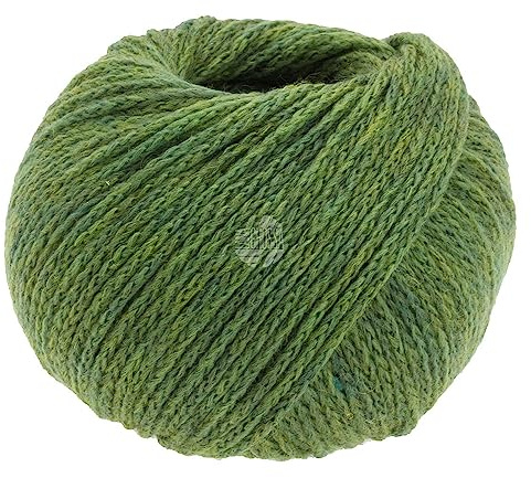 LANA GROSSA Cool Merino | Leichtes Kettengarn aus klassischer Merinowolle | Handstrickgarn aus 90% Schurwolle (Merino) & 10% Polyamid | 50g Wolle zum Stricken & Häkeln | 150m Garn FB 4