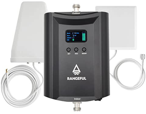 Rangeful Lance 800 V3G-L Handy-Signalverstärker für alle europäischen Netzanbieter GSM/UMTS Mobiler Repeater 2G/3G Mobilfunkverstärker 900/2100MHz Handy-Repeater