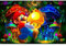 jieyisier Cartoon Diamond Painting Anime Figuren Deko,Wald Kinder M?dchen Junge,DIY 5D Diamant Bilder Erwachsene 12x16 inch