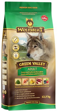 Wolfsblut - Green Valley - 12,5 kg - Lamm und Lachs - Trockenfutter - Hundefutter - Getreidefrei