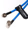 Alvin's Cables BNC-Koaxialkabel 12G HD-SDI BNC-Stecker auf Stecker L-förmig Original-Kabel für 4K-Videokamera 1 m Blau
