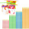 Rea&Gole 20 Pcs Chip Clips Plastic Bag Sealer Sticks Colorful Food Sealing Clips Fresh-Keeping Sealing Rod for Snack Food Storage (4 Sizes × 5 Pcs)
