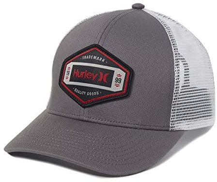 Hurley Herren M Brighton Trucker Cap, Dunkelgrau (40), Einheitsgröße EU