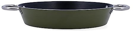 Quid Naturalia Tartera Arrocera Aluminio Prensado 32x5cm - 2,3l Aluminio Apto Vitrocerámica Apto Inducción Reciclable