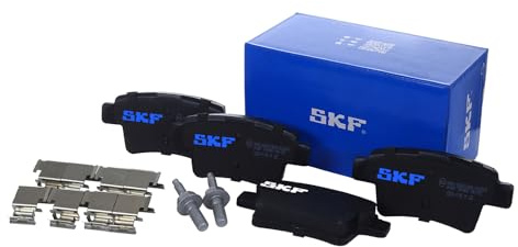 SKF Scheibenbremse Bremsbelag mit Zubehör VKBP 90088-4er Set - Position Hinterachse Höhe 77 mm Länge 134 mm Breite 83 mm Dicke 16,2 mm - OE Qualität