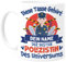Tassenliebling® Polizei Tasse personalisiert - Beste Polizistin des Universums - Beidseitiger Druck -Polizei Geschenke zur Beförderung Vereidigung - Polizeitasse