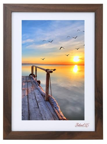 Holzrahmen Hekla Posterrahmen Picture Frame Collage Poster Foto Rahmen Bilderrahmen: Farbe: Braun | Format: 50x70