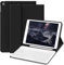 ZOYU Case for iPad 9th/8th/7th Generation 10.2 inch, Stand Folio Detachable Wireless Bluetooth Keyboard Cover Soft TPU Back Case with Pencil Holder for iPad 10.2 2021/2020/2019, Black