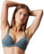 Calvin Klein Damen Demi-Cups BH Lift Stretch, Blue Performance (Grau), 80C