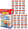 Peo's Mikrowellen Popcorn - Gezuckert - 72er Vorteilspack, 24 Schachteln mit 3 x 100g Inhalt, Popcorn Mais süßigkeiten für die Karneval, Party, Filmsnack, Kinoabend
