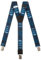 Olata Hosenträger extra starken mit 3 Clips Y-Form, Gedruckt Design - 4cm. Fisch D