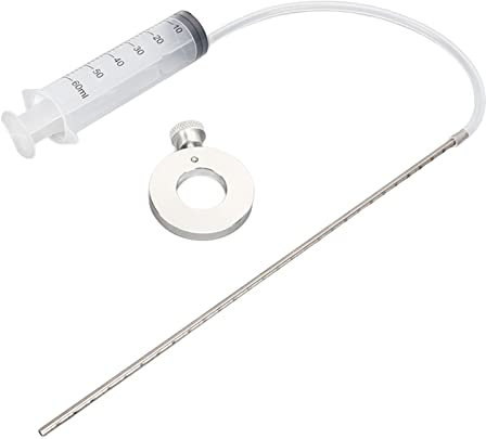 Ejoyous Fork Oil Level Gauge, Precise Measurement from 0 to 300mm Motorcycle Suspension Level Tuning Syringe Shock Adjuster for Accurate Oil Adjustment Black