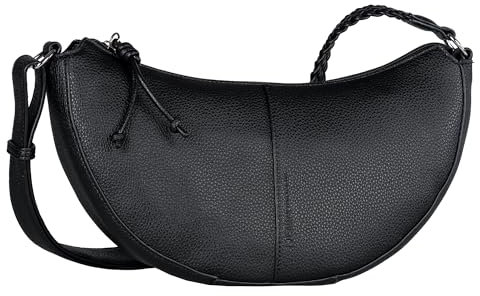 TOM TAILOR Denim Neda Damen Umhängetasche Crossbody Bag Groß Schwarz