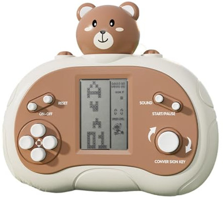 Vintage Portable Game Console, 8-Bit Retro Game Console, Classic Arcade Handheld Console, Educational Handheld Game Console, Handheld Console for Retro Games, Video Game Console for Children