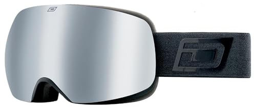 Dirty Dog OMEN Unisex Snow Goggles - Black/Black Mirror