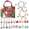 Adventskalender Schmuck Mädchen Schmuck Adventskalender 2024 24 Füllung Basteln Charms Armbänder Kit DIY Weihnachtskalender Schmuck Adventskalender Armband Weihnachten Geschenke