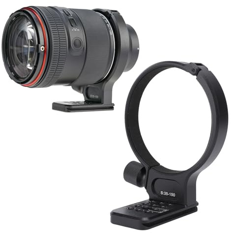 XUMIUZIY Tripod Mount Ring for SAMYANG AF 35 to 150mm, Lens Collar for, Tripod Mount Collar with 1/4 Inch and 3/8 Inch Screw Holes, 70mm Quick Release Plate