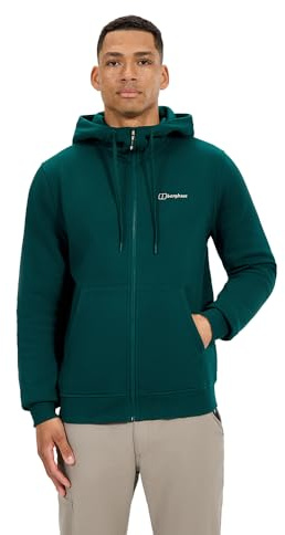Berghaus Herren Hoodie mit Logo und durchgehendem Reißverschluss | Zusätzliche Wärme | Besonders bequem Midlayer