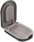 BAZEITFLOW Hearing Aid Case Portable Protection Box for Hearing Aids Black Small Storage Container for Travel and Daily Use