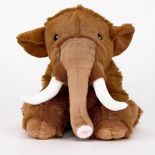 Warmies Microwavable Plush Woolly Mammoth, Weighted Heatable Plushie, Lightly Scented with French Lavender - Large