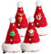 Amosfun 4 Stück Weihnachts Haarspangen im Weihnachtsmütze Design für Lustige und Kreative Haaraccessoires für Festliche Anlässe Langlebig und Charmant Perfektes zur Weihnachtszeit