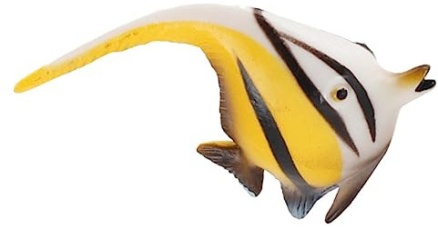 SOLUSTRE Simulation Kaiserfisch Modell Aus Solidem Kunststoff Realistische Fischdekoration Für Aquarium Und Kinder Spielzeug