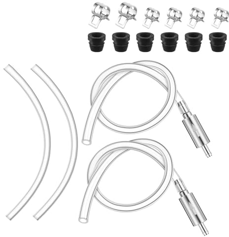 YROHGKPN Clutches Brake Fluid Bleeder Hose Motorcycle Set with Caps and Clamp Hydraulic Systems Bleeding Tool Aluminum