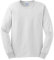 Gildan Adult 6.1 oz 100% Cotton L/S T-Shirt in White - XXX-Large