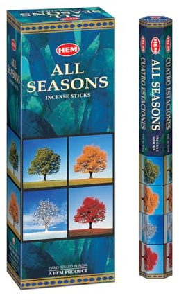 Räucherstäbchen 6 x 20 Stück HEM All Seasons