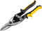 Performance Tool W2043 10 Inch Center Cut Aviation Tin Snip for Cutting Metal Sheet, Chrome Vanadium Steel with Forged Blade, Straight Aviation Snips for Safety Latch, and Hanging Hole