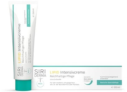 SIRIDERMA LIPID Intensivcreme | Creme für sehr trockene und schuppige Haut bei Neurodermitis und Psoriasis (ohne Parfum, 150 ml)