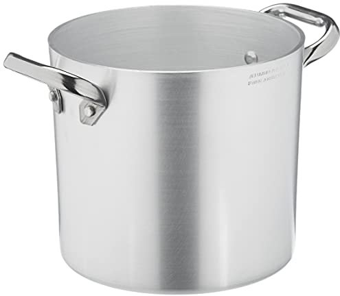 Pentole Agnelli ALMA10318 Olla alta con dos asas Acero inoxidable, aluminio profesional 3 milímetros, 4.3 l