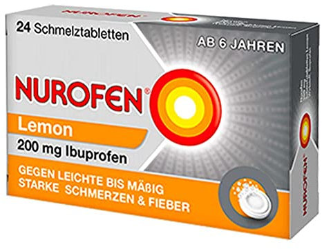 NUROFEN 200 mg Schmelztabletten Lemon 24 St