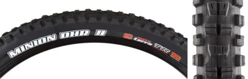 Maxxis Mountainbike-Reifen Minion DHR II 3C MaxxTerra EXO, Schwarz, 58-559 (26×2,35´´), Schlauchloser Reifen, Drahtreifen