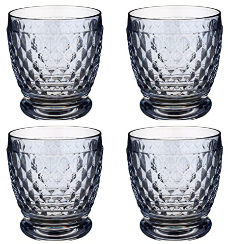 Villeroy & Boch 4er Set Wasser- und Cocktail Becher Boston Coloured blau 200ml