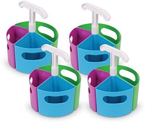 Learning Resources Stiftehalter mit Utensilien-Minicenter – 4er-Packung