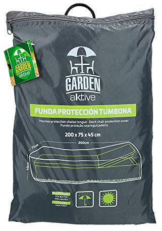 Aktive 61503 - Funda protectora para tumbona 200x75x45 cm