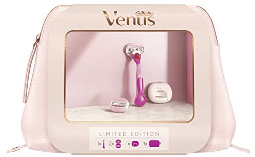 Gillette Venus ComfortGlide Spa Breeze Coffret Rasoir + Lame + Protège-Lames de Voyage + Trousse 1 Unité