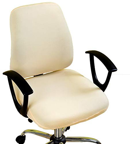 wonderfulwu Stretch Chair Covers Spandex Office Computer Chair Cover Removable Washable Rotate Swivel Chair Protective Covers