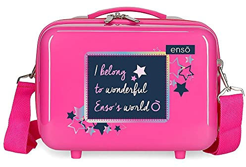 Enso Make a Wish Beauty Borsa dei Trucchi, 29 x 21 x 15 cm, Rosa (Fucsia)