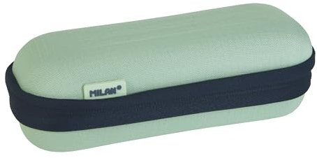 MILAN Ovaler Federmäppchen, halbstarr, Serie 1918, Grün