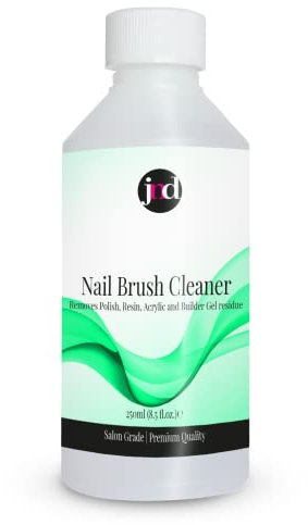 JND Nettoyant professionnel en acrylique pour pinceaux à ongles (250 ml)