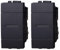 2 Pezzi Deviatore Assiale Compatibile Con Bticino Living Light (Nero)
