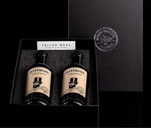 Jefferson Amaro Importante - Astuccio originale per doppia bottiglia da 700 Ml - Vecchio Magazzino Doganale - Tailor Made