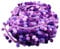MAGICLULU Spitzenband Fransenbesatz 4. 5 5-Farbiges Farbverlaufs-Plüsch-Pom-Band Gemischte Mini-Pom-Pom-Bordüre Zum Von Heim-Party-Dekorationen (Lila) Fransen