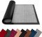 FB FunkyBuys Washable Dirt Trapper Door Mats Indoor & Outdoor, Heavy Duty Non Slip Doormats, Rubber Backed Floor Mat, Super Absorbent Front Door Mat, Entrance Rug (Grey-Plain, 60cm x 120cm)