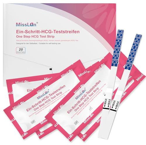 MISSLAN Test de grossesse, test de grossesse de haute précision, test de grossesse positif HCG x20