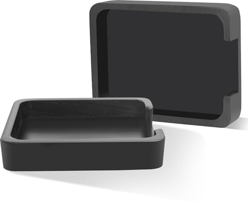 Notizhalter für Schreibtisch, Papierhalter, 10,2 x 15,2 cm, Schwarz, Holz, Memo-Organizer für Schreibtisch, Papierablage, Karteikartenhalter, passend für 10,2 x 15,2 cm, Notizblöcke, für Büro, Schule