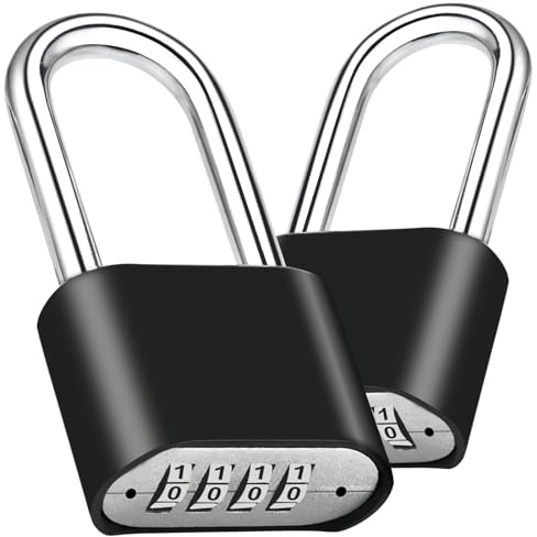 Faburo 2pcs Combination Lock, Heavy Duty Combo Lock, Combination Padlock