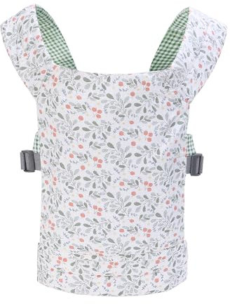 Miracle Baby Babypuppentrage für Kinder, Vorder- und Rückentrage mit verstellbaren Trägern für Mädchen, Stofftiertrage, Puppenzubehör für Kinder, 100% Baumwolle